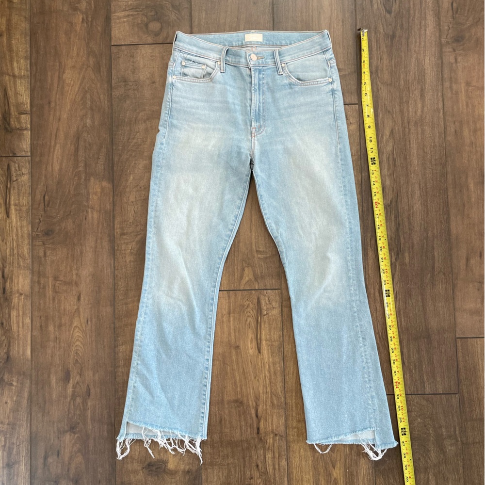 MOTHER Insider Crop Step Fray Jeans